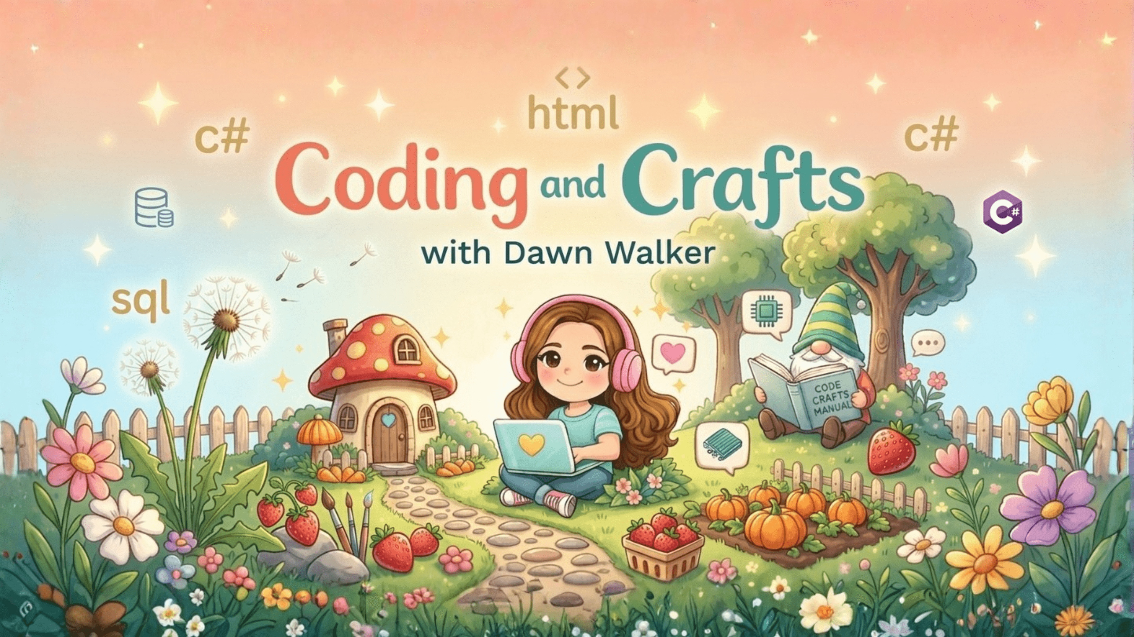 Coding and Crafts with Dawn Walker hero banner